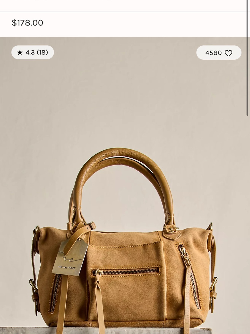 Free People Baby Emerson tote- Italian Straw.